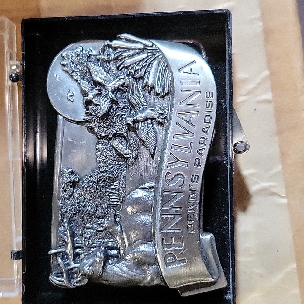 Pennsylvania Wildlife Belt Buckle